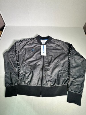ARENA ICONS NEW! W/TAGS Womens XS blac RELAX IV TEAM ISSUE TRACK JACKET