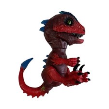 Fingerlings Untamed Dinosaur T-Rex Ripsaw Red WowWee 2017 Toy Raptor Dino WORKS