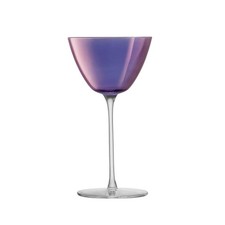 LSA Aurora Martini Glass 195ml Set of 4 Polar Violet