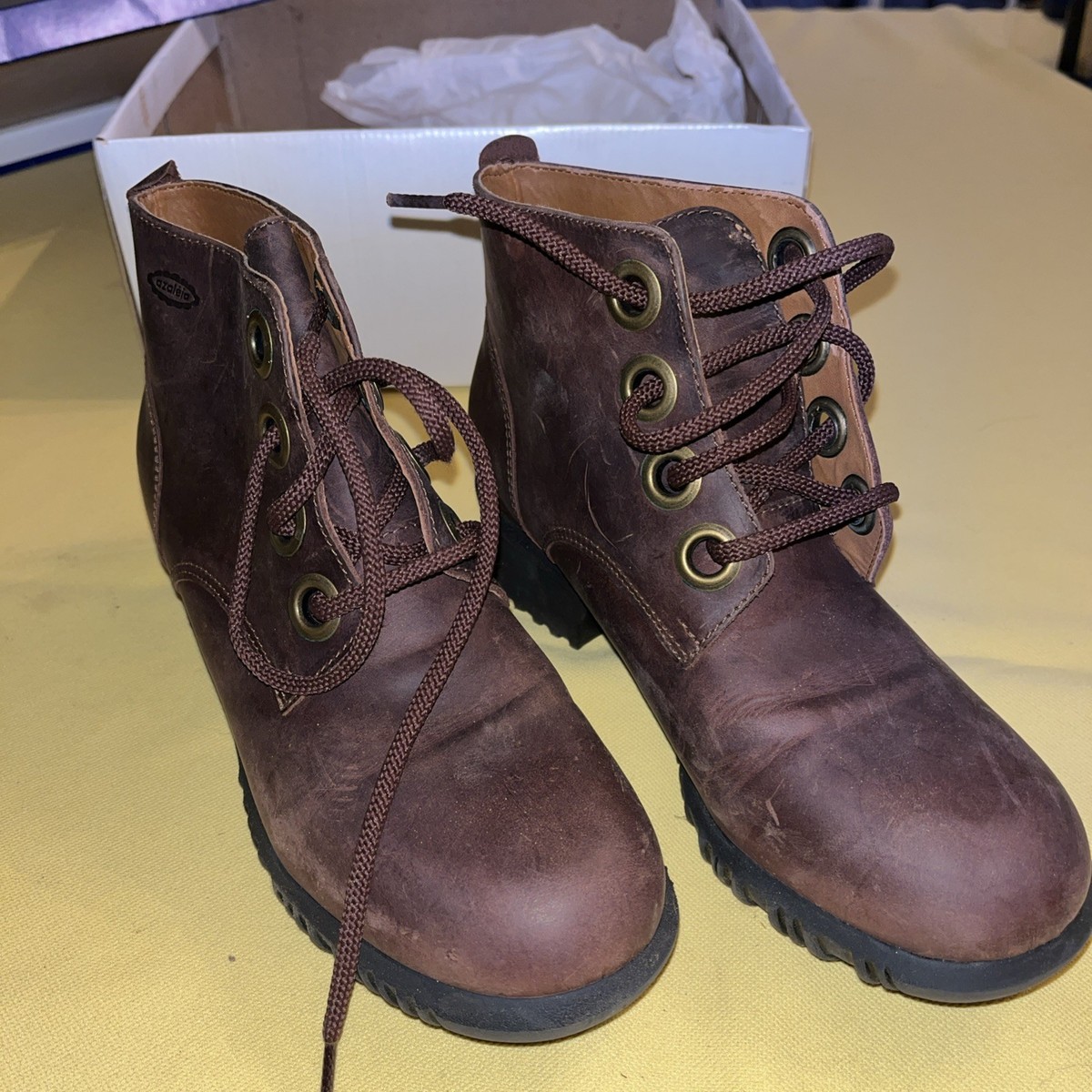 azaleia brasil womens boots 901 chocolate crazy horse M In Box