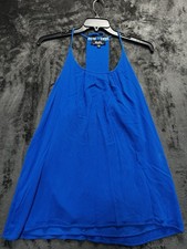 LuLu’s Women’s XL Cobalt Blue Embroidered Racerback Swing Dress Boho