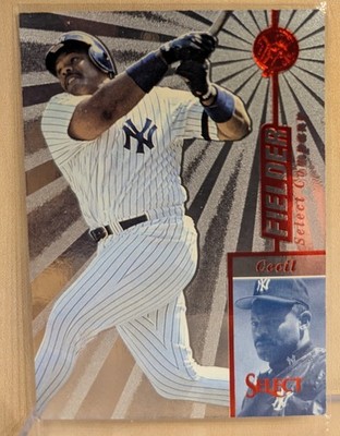 1997 Select COMPANY #52 Cecil Fielder Yankees RARE ETCHED FOIL PARALLEL
