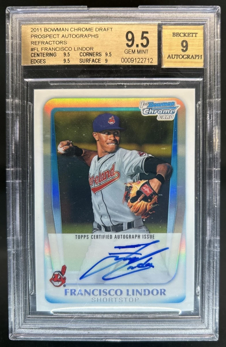 Bowman Francisco Lindor Baseball Sports Trading Cards