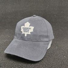Fan Favorite Toronto Maple Leafs Baseball Cap Strapback Dark Grey Adjustable NHL