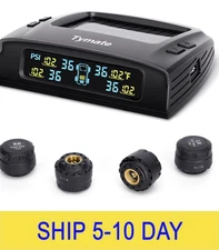 Tymate TM2 RV Tire Pressure Monitoring System, Tire Pressure Monitor with Solar