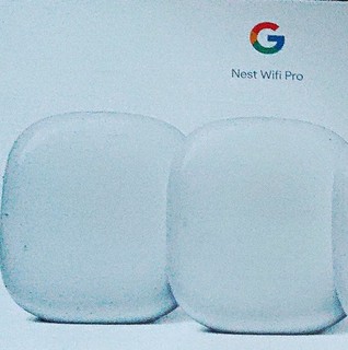 Google Nest Wifi Pro Router Mesh System White w/ Power Adapters