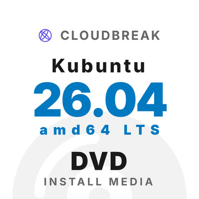 Kubuntu 26.04 amd64 LTS Bootable/Live Install DVD NEW