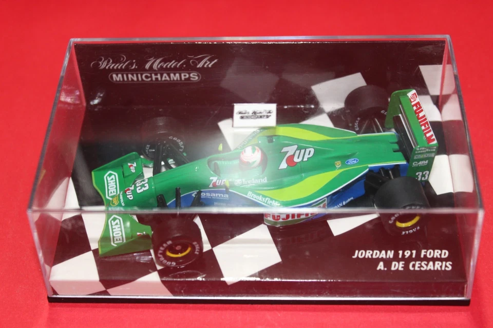 1/43 Jordan Ford 191 (1991) - #33 A. De Cesaris - MINICHAMPS - Immagine 2 di 3