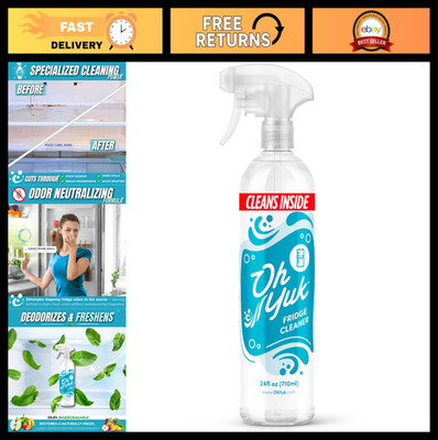 Fridge Cleaner Spray - Biodegradable, Vegan & Cruelty-Free | Spotless Food-Safe