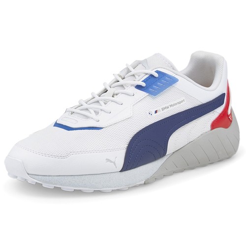 PUMA Bmw Mms Speedfusion Lace Up Mens White Sneakers Casual Shoes 30700002 - Picture 2 of 6