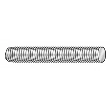 Zoro Select AL.51601803.PL.DAR Fully Threaded Rod, 5/16"-18, 3 ft, Alu