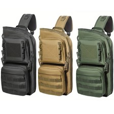 Lightweight Back Arrows Quiver with Molle System Pocket Foldable Hip Arrows Bag
