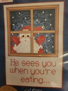 "He Sees You..." Cross Stitch Pattern