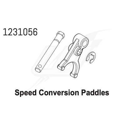 [FR] Absima 2 Speed E-Clip and Shaft Set - 1231056