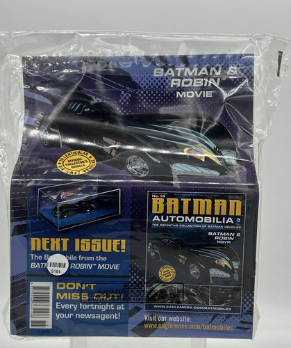 Eaglemoss DC Automobilia #15 • BATMAN AND ROBIN #1 BATMOBILE & COMIC - Picture 3 of 5