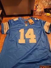 New Nike Amon-Ra St. Brown Detroit Lions Blue NFL Game Jersey Women's Sz large J