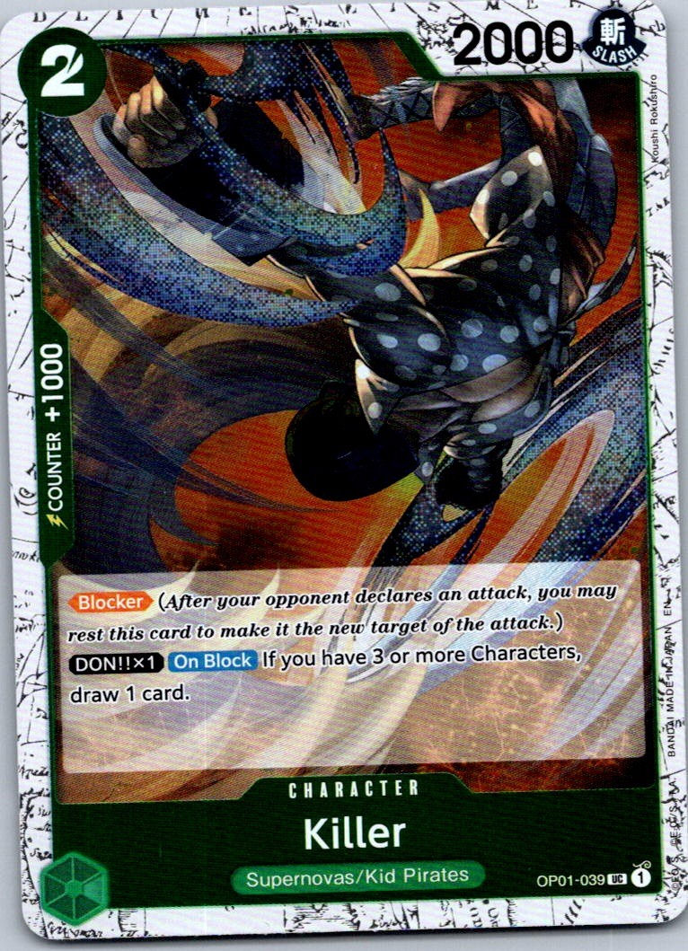 Killer UC Romance Dawn OP01-039 NM