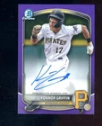 2025 Bowman Chrome Purple Refractor Konnor Griffin RC Rookie ON CARD AUTO /150