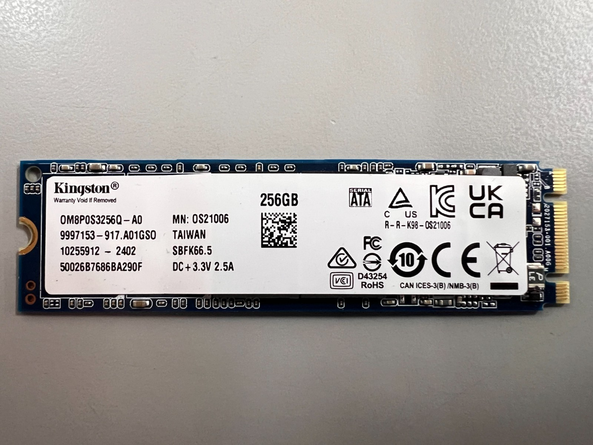 Kingston 256GB M.2 2280 NGFF SATA SSD OM8P0S3256B-A0 | eBay