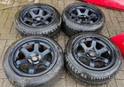 ROTA GRID ALLOY WHEELS 15 x 8 4x100 SET OF 4 MATT BLACK ET20 MAZDA MX5