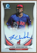2014 Bowman Chrome Prospect Autograph #BCAP-LW LeVon Washington Rookie Topps RC