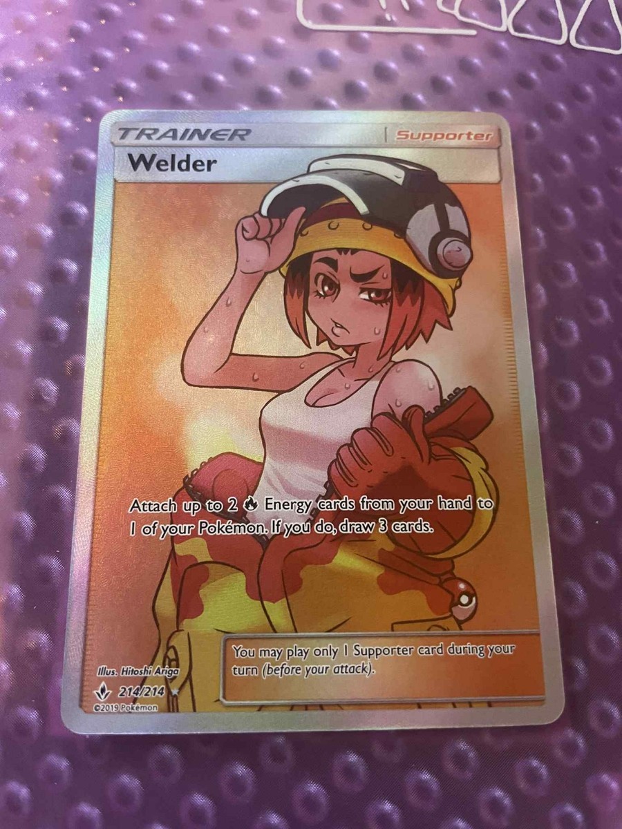 Welder (Full Art) 214/214 Sm-Unbroken Bonds Holo for sale
