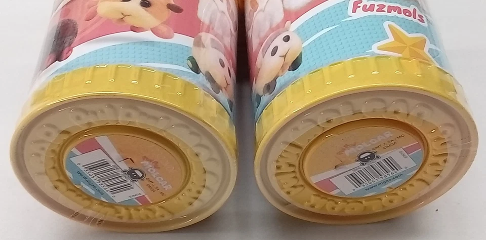 MGA Entertainment Pui Pui Molcar 2.5" Fuzmols Figura Coleccionable Paquete Lote de 3 Foto 2 de 2