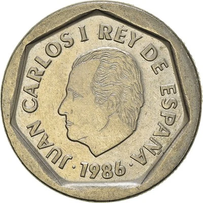 [#934703] Münze, Spanien, 200 Pesetas, 1986 - Bild 1 von 2