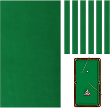 Billiard Cloth 8.53Ft Pool Table Felt with 6 Cloth Strips Pre Cut Pool Table for
