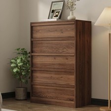 Multi-Drawer Wood Storage Dresser