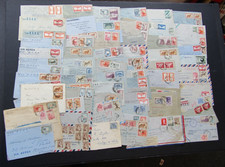 ARGENTINA -FINE COLLECTION OF 64 x B.S.A.A  1940 AIRMAIL/FLIGHT COVERS TO EUROPE
