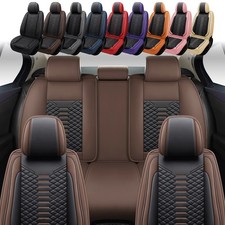 Full Set 5-seats Front Rear Leather Seat Covers For Toyota Tacoma Tundra 4runner Full Set 5-seats Front Rear Leather Seat Covers For Toyota Tacoma Tundra 4runner