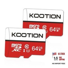 64GB Micro SD Card Micro SDXC Memory Card Class 10 Micro SD 64GB x2 2 Pack