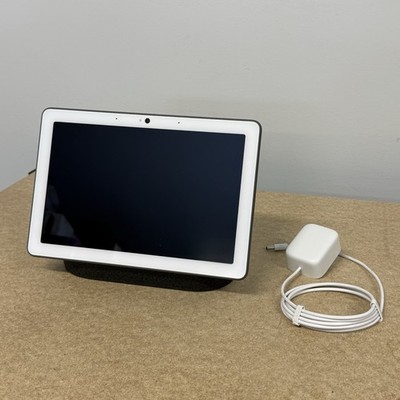 Google Nest Hub Max Home Smart Speaker | Chalk (GA00426-US, H2A) Tested Working