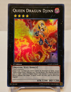 Queen Dragun Djinn GAOV-EN049 Super Rare 1st Edition