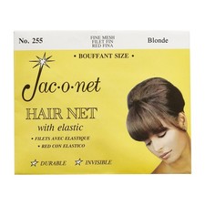 12 Pack Blonde Tiny Mesh Hair Net Bouffant Large Size for Buns Food Service