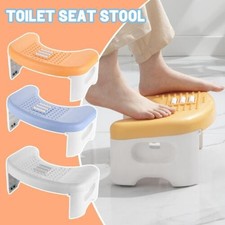 Squat Potty Foldable Bathroom Toilet Stool Toilets Footstools Anti-Slip Mat