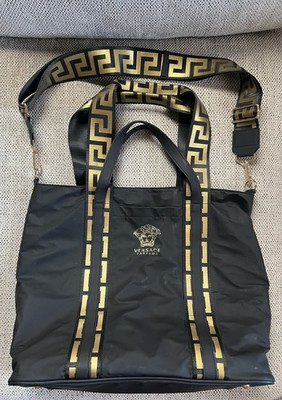 Versace Bag Black Tote Shoulder Purse Perfume Promo