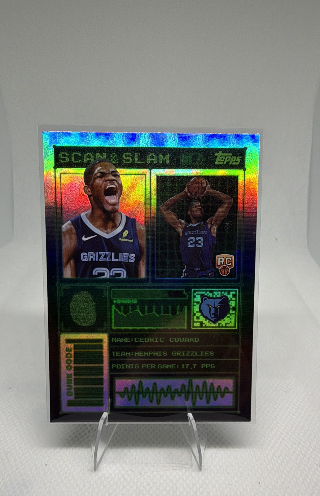 2025-26 Topps - Scan and Slam Cedric Coward #SS-36 (RC)
