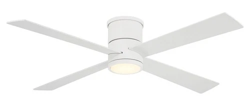 Minka Aire Falco 54"  - Flat White 4-Blade Remote Control - Picture 1 of 3