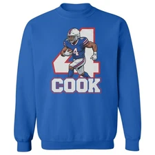 Cook Inspired 4 Graphic - Buffalo Fans Tribute Unisex Crewneck Sweatshirt