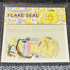DAISO Flake Stickers sanrio PomPomPurin 40pieces kawaii Cute Japan F/S