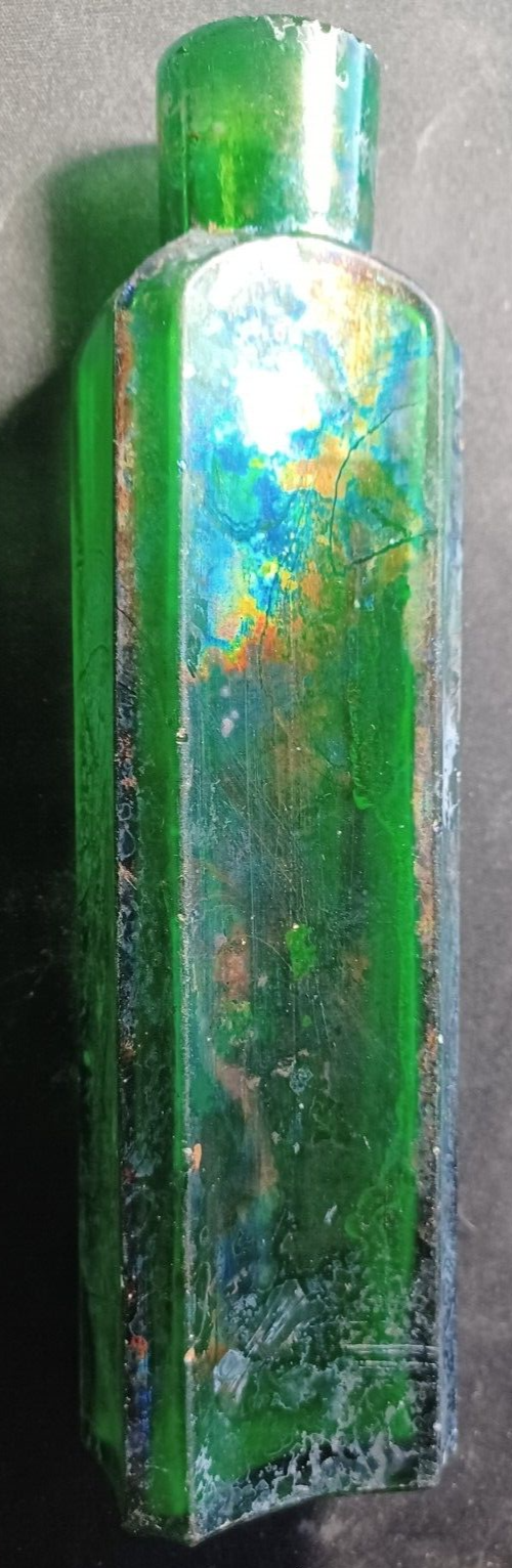 Antique Emerald Green Capers Bottle. eBay