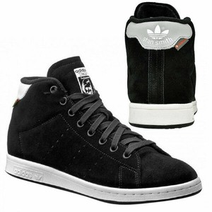 stan smith mid black