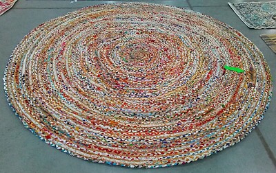 BEIG / MULTI 8'-0'' x 8'-0'' Broken Thread Rug Reduced Price 1172767004 CAP202B-8R