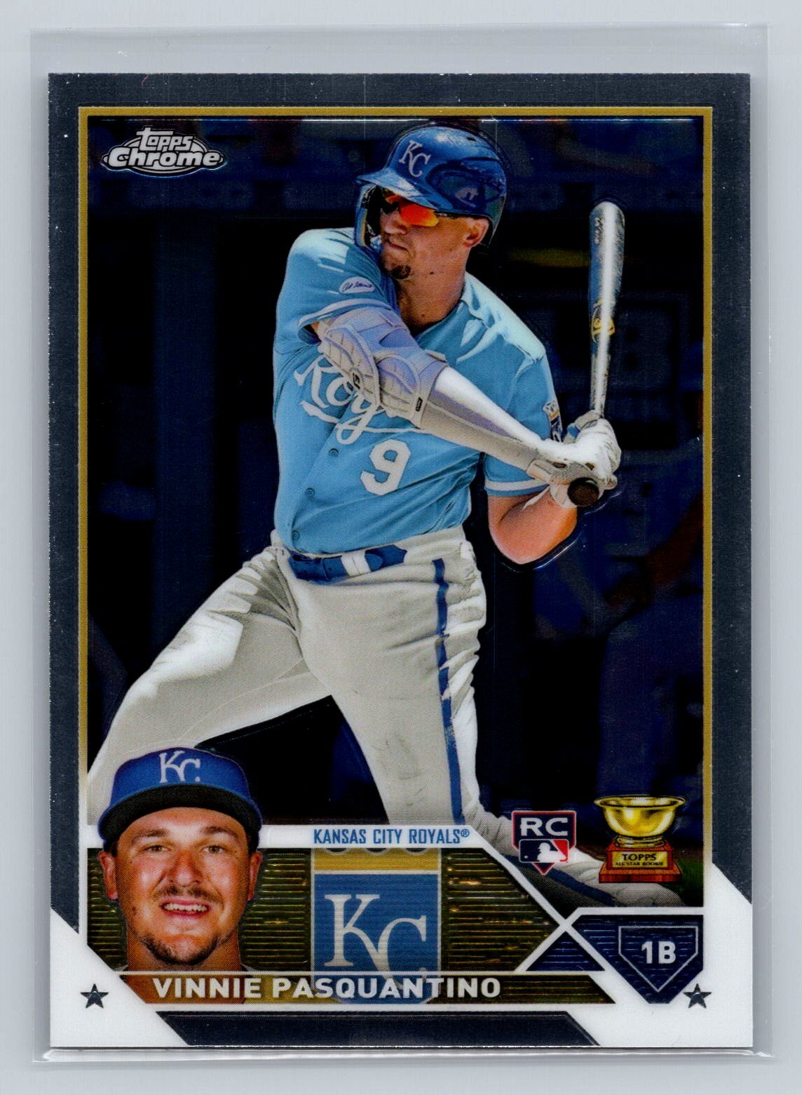 2023 Topps Chrome Baseball #119 Vinnie Pasquantino Rookie RC Royals