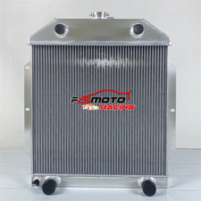 Aluminum Radiator For 1949-1953 50 1951 1952 Ford Cars W Flat Head Config V8 Mt