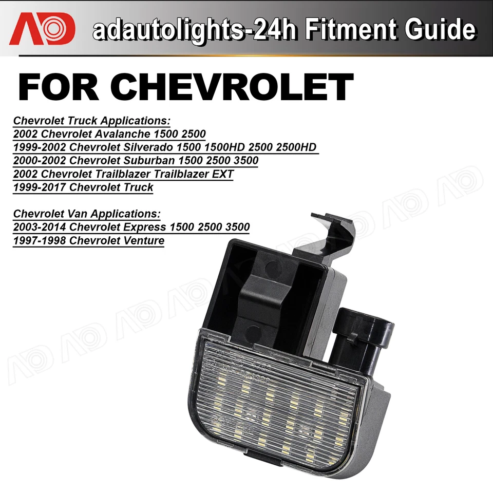 Lámpara LED blanca debajo del capó para Chevrolet Venture Silverado Express 1500 2500 3500 Foto 4 de 4