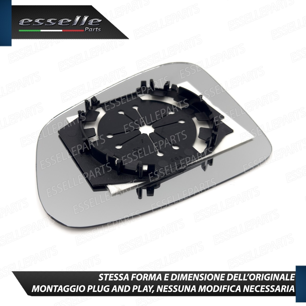 Vetro Specchietto Retrovisore Destro Passeggero Per Mercedes Classe E C207 W212 - Riscaldato Con Blind Spot