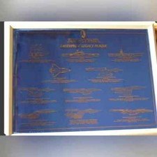Star Trek Enterprise Legacy Plaque   1997 Fra...